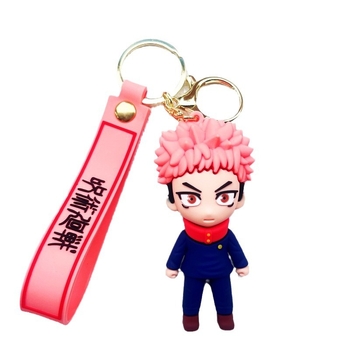 Jujutsu Kaisen PVC ключодържател – Gojo Satoru и Megumi Fushiguro, анимационен стил