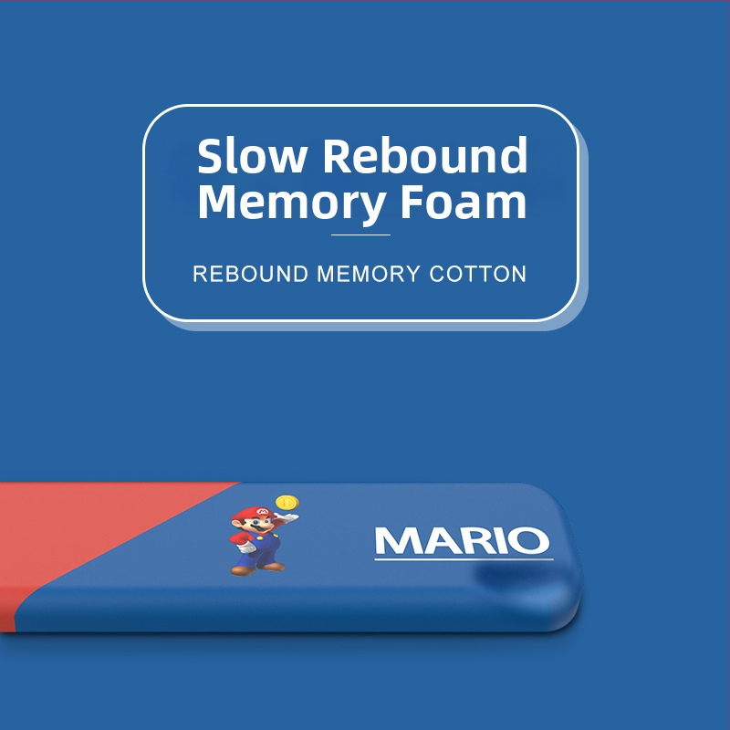 Podložka na zápästie pod klávesnicu a myš — silikónová pamäťová pena, obojstranný dizajn s motívom kresleného filmu, protišmyková, odolná voči opotrebeniu, ľahko sa čistí