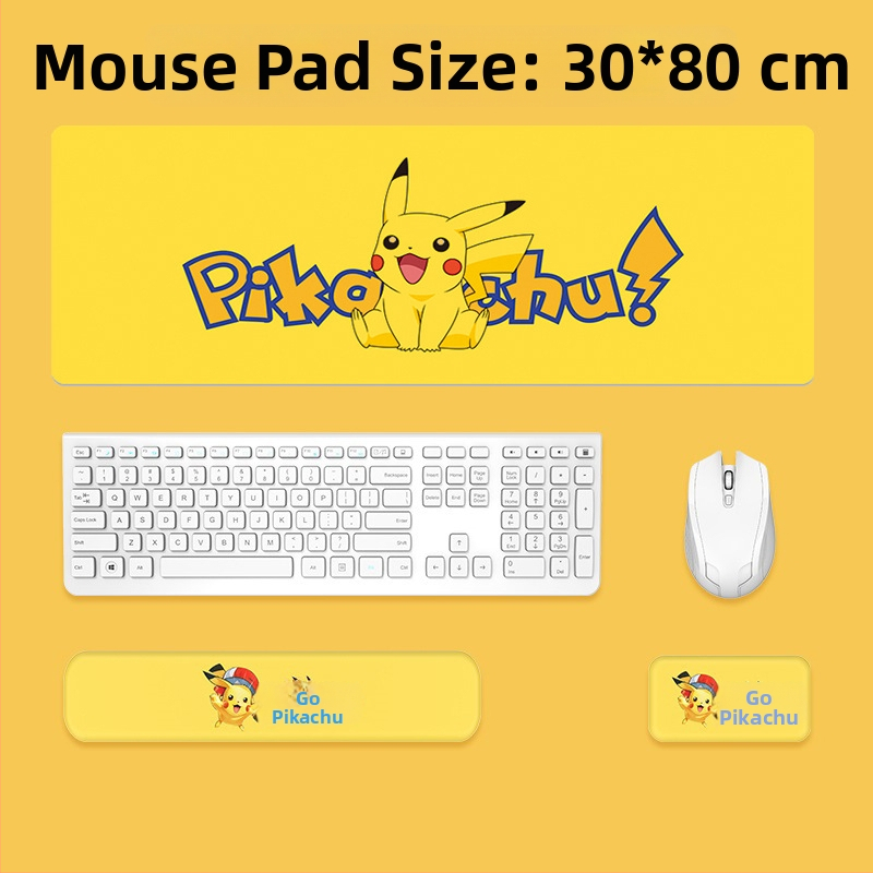 Μαξιλαράκι καρπού για πληκτρολόγιο και ποντίκι — σιλικόνη, αφρός μνήμης για την παλάμη, διπλής όψης με θέμα καρτούν, αντιολισθητικό, ανθεκτικό στη φθορά, εύκολο στον καθαρισμό