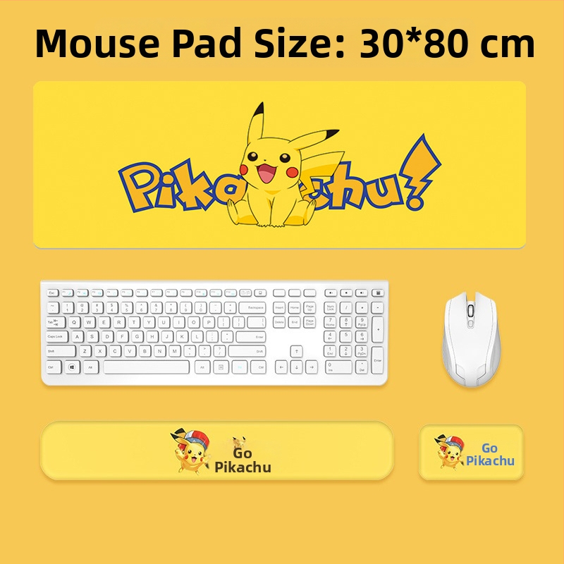 Μαξιλαράκι καρπού για πληκτρολόγιο και ποντίκι — σιλικόνη, αφρός μνήμης για την παλάμη, διπλής όψης με θέμα καρτούν, αντιολισθητικό, ανθεκτικό στη φθορά, εύκολο στον καθαρισμό