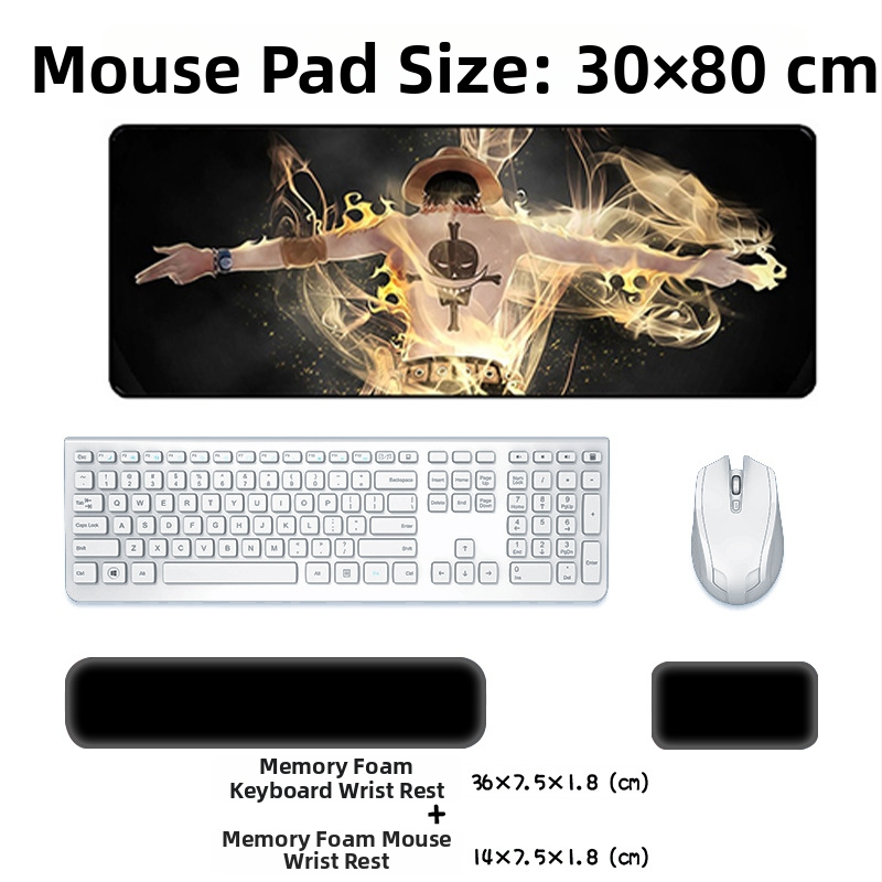 Μαξιλαράκι καρπού για πληκτρολόγιο και ποντίκι — σιλικόνη, αφρός μνήμης για την παλάμη, διπλής όψης με θέμα καρτούν, αντιολισθητικό, ανθεκτικό στη φθορά, εύκολο στον καθαρισμό