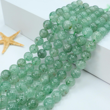 Χάντρες DIY κοσμήματα Baolan – strawberry crystal, στρογγυλές χάντρες, χειροκίνητη επεξεργασία, φυσικός σχεδιασμός, κομψός στυλ