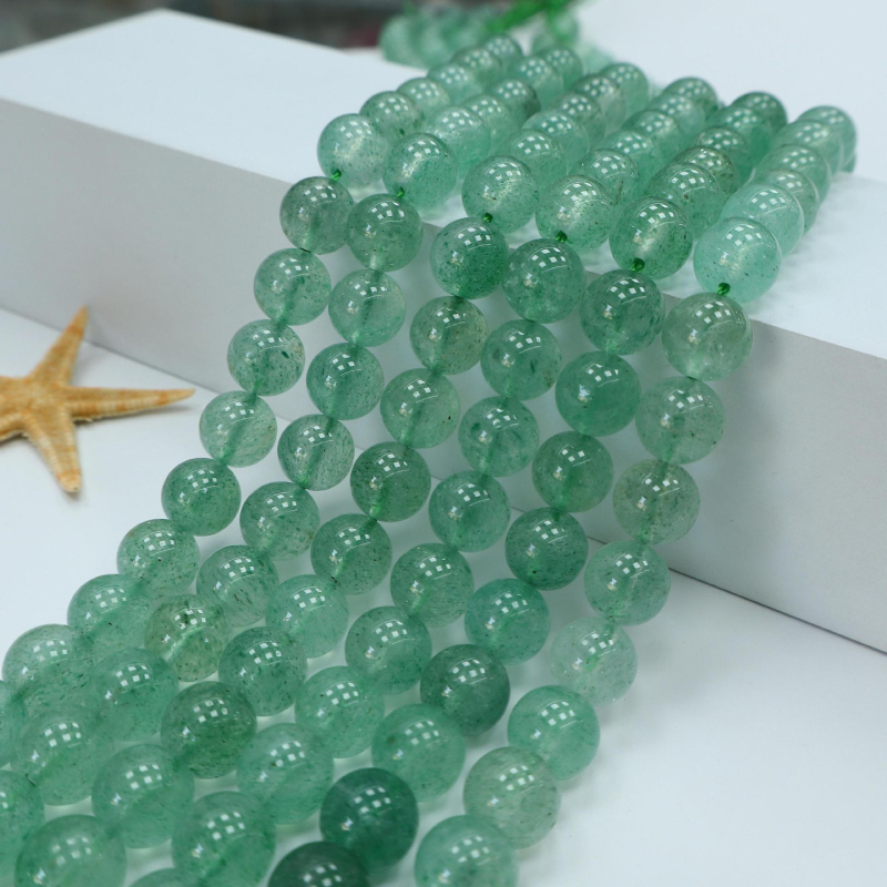 Χάντρες DIY κοσμήματα Baolan – strawberry crystal, στρογγυλές χάντρες, χειροκίνητη επεξεργασία, φυσικός σχεδιασμός, κομψός στυλ