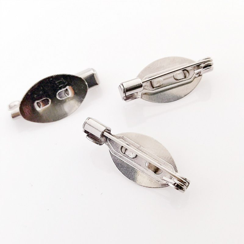 Брошка-игла за бижута: 304 неръждаема стомана, електроплакиране, с подложка, акрилни елементи