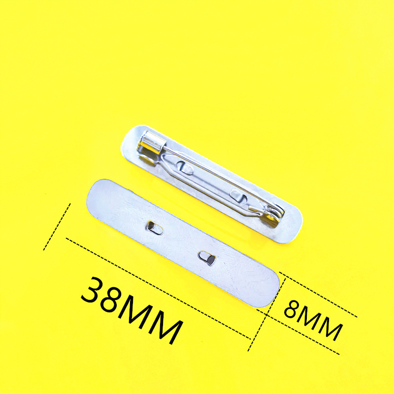 Брошка-игла за бижута: 304 неръждаема стомана, електроплакиране, с подложка, акрилни елементи