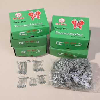 Mingxiang saugos smeigtukas – metalo smeigtukas drabužiams, kilmė Yiwu, bendras svoris 450 g