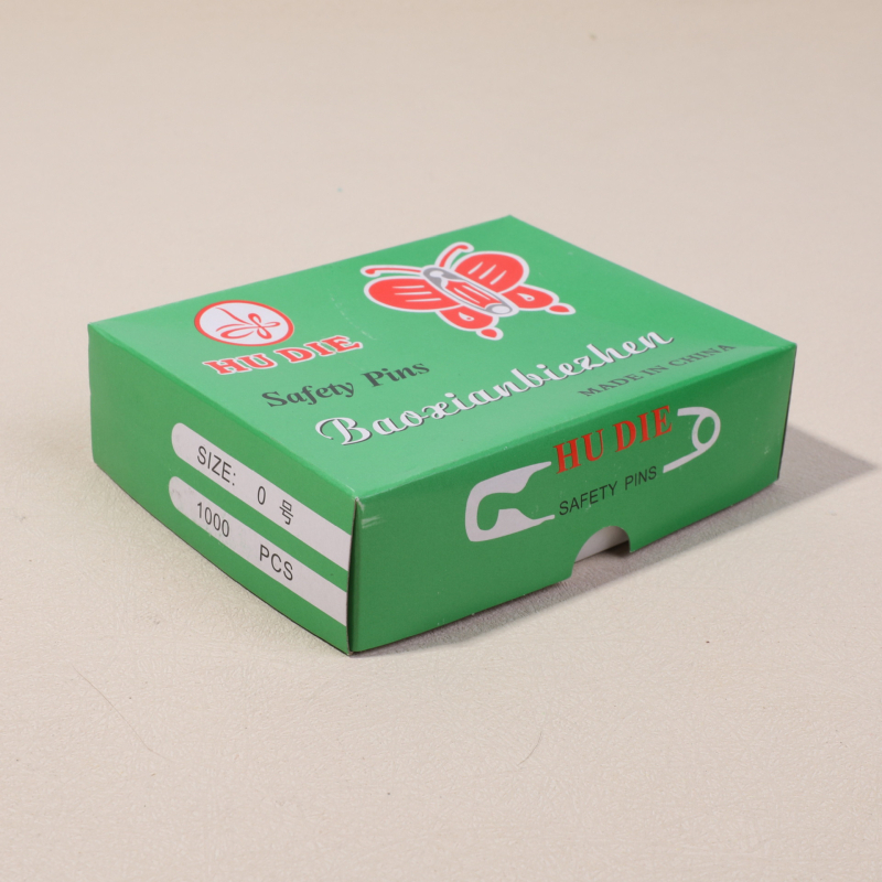 Mingxiang saugos smeigtukas – metalo smeigtukas drabužiams, kilmė Yiwu, bendras svoris 450 g