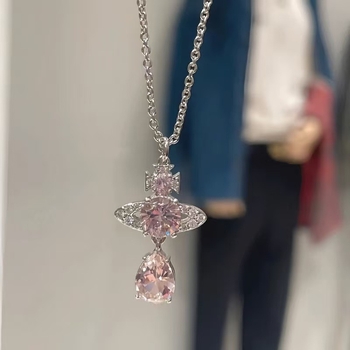 Nyaklánc ív- és csillag alakú medállal, réz, elektroplatírozott, O-lánc, vegyes kövek beállítása