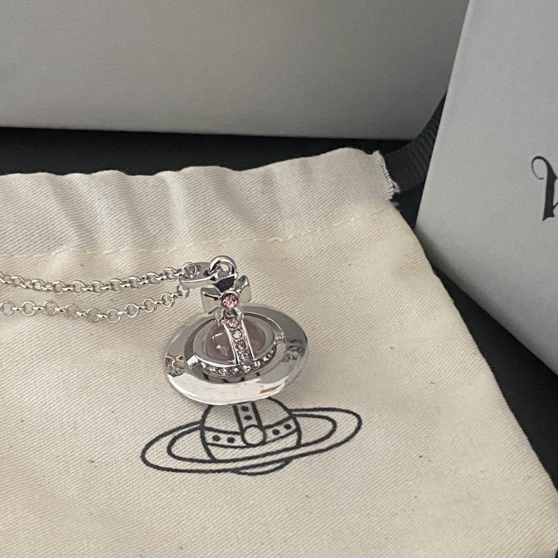 Bakreno ogrlica s kristalnim privjeskom, lanac u obliku O, unisex, proljeće 2025