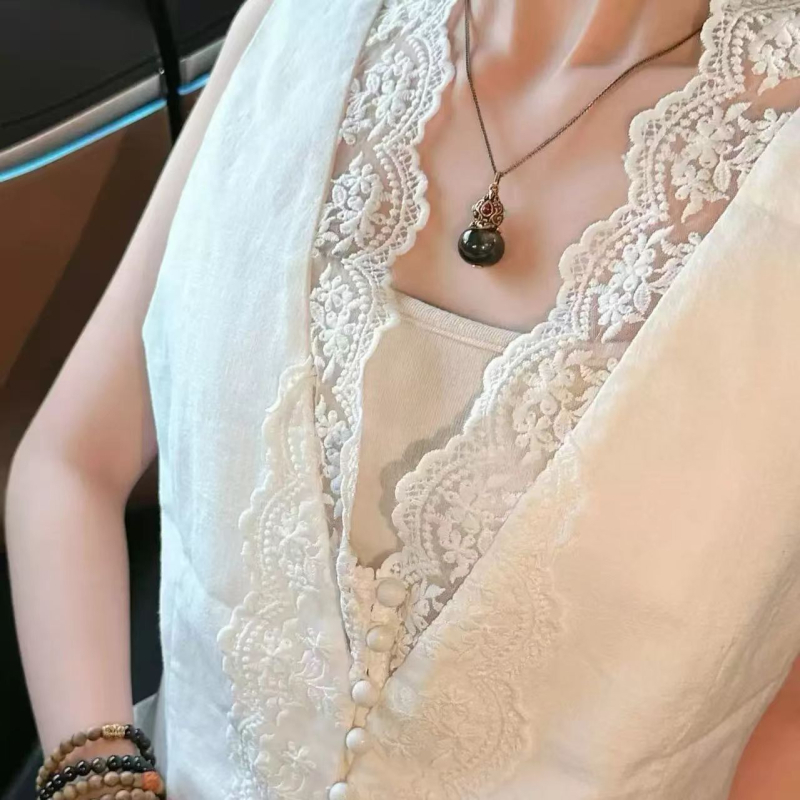 Bakrena ogrlica s vintage privjeskom u obliku gourda, lanac tipa Chopard, unisex, 30° retro dizajn, srednjovjekovni retro stil, izdanje jesen 2025
