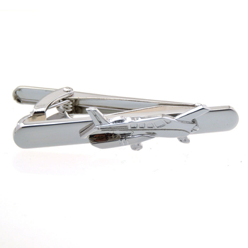 Комплект копчета за ръкавели и клип за вратовръзка – месинг, екзотичен унисекс, проста серия, с възможност за персонализация