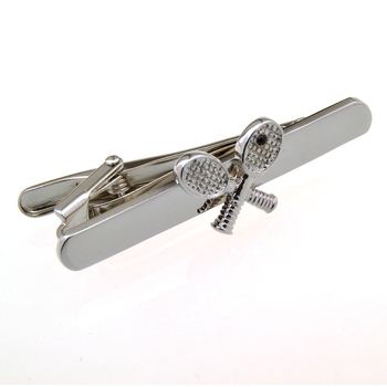 Комплект копчета за ръкавели и клип за вратовръзка – месинг, екзотичен унисекс, проста серия, с възможност за персонализация