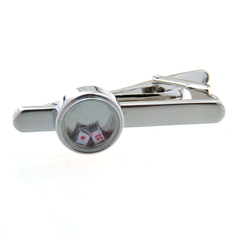 Комплект копчета за ръкавели и клип за вратовръзка – месинг, екзотичен унисекс, проста серия, с възможност за персонализация