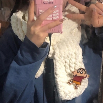 Crayon Shin-Chan šalikų medžiagų rinkinys, Hank siūlas su oro sukimu megztiniams, iš Haohan