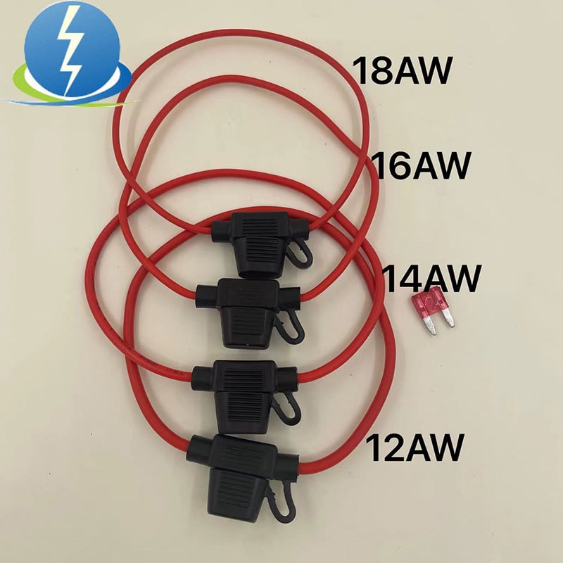 XHX002 Automobiļu drošinātāju kārba ar ūdensizturīgiem vadiem, 12 AWG, HH modelis, temperatūras diapazons 80