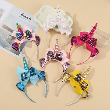 Čelenka s jednorogom - Ručno izrađeno, korejski stil, svježe i slatko, unisex