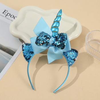 Čelenka s jednorogom - Ručno izrađeno, korejski stil, svježe i slatko, unisex