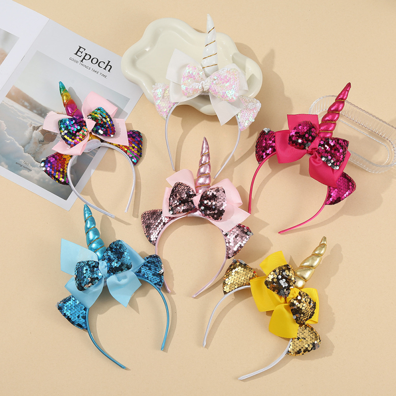 Čelenka s jednorogom - Ručno izrađeno, korejski stil, svježe i slatko, unisex