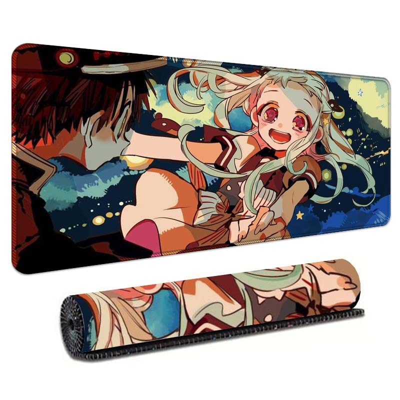 Gaming podloga za stol s temom anime, ekstra velika, za tipkovnicu i miš, precizno šivani rub, protuklizna površina.