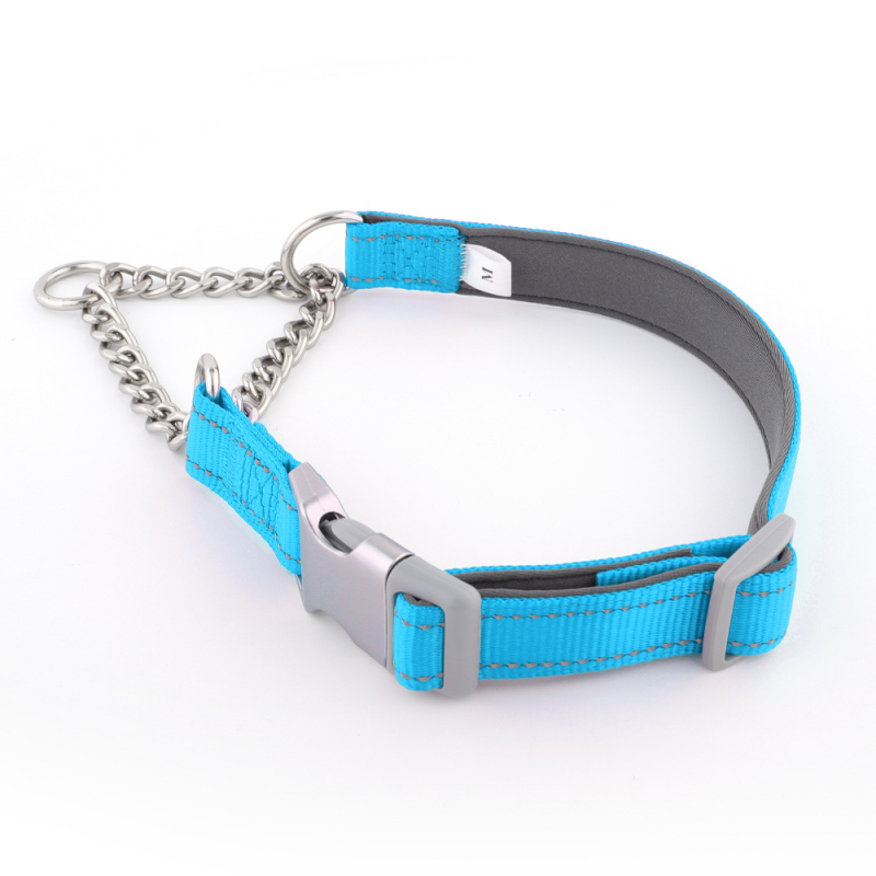 Half-P lanac ogrlica i povodac za Border Collie, najlon, ležerni stil, anti-šok i anti-burst dizajn