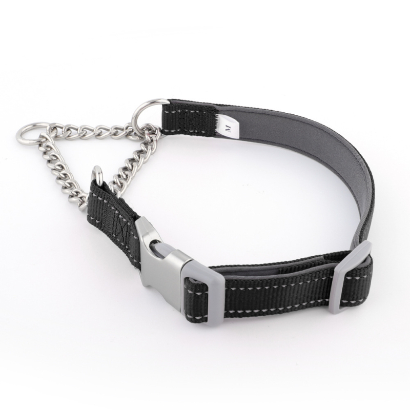 Half-P lanac ogrlica i povodac za Border Collie, najlon, ležerni stil, anti-šok i anti-burst dizajn