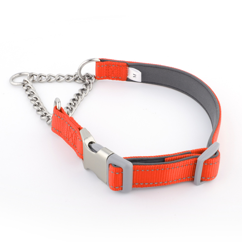 Half-P lanac ogrlica i povodac za Border Collie, najlon, ležerni stil, anti-šok i anti-burst dizajn