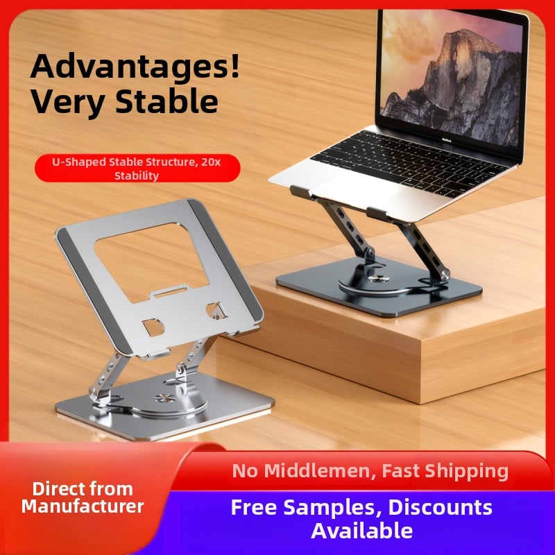 Nešiojamojo kompiuterio stovas iš lydinio plieno, modelis J29, prekės ženklas Into the deer, skirtas nešiojamiesiems, svoris 1680 g