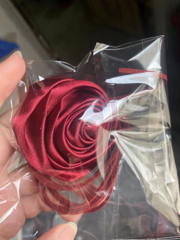 Чокър колие с флорална украса, ръчна изработка, Lolita стил, плат основа, многослоен дизайн, висулка от сплав, обиколка 61–70 cm