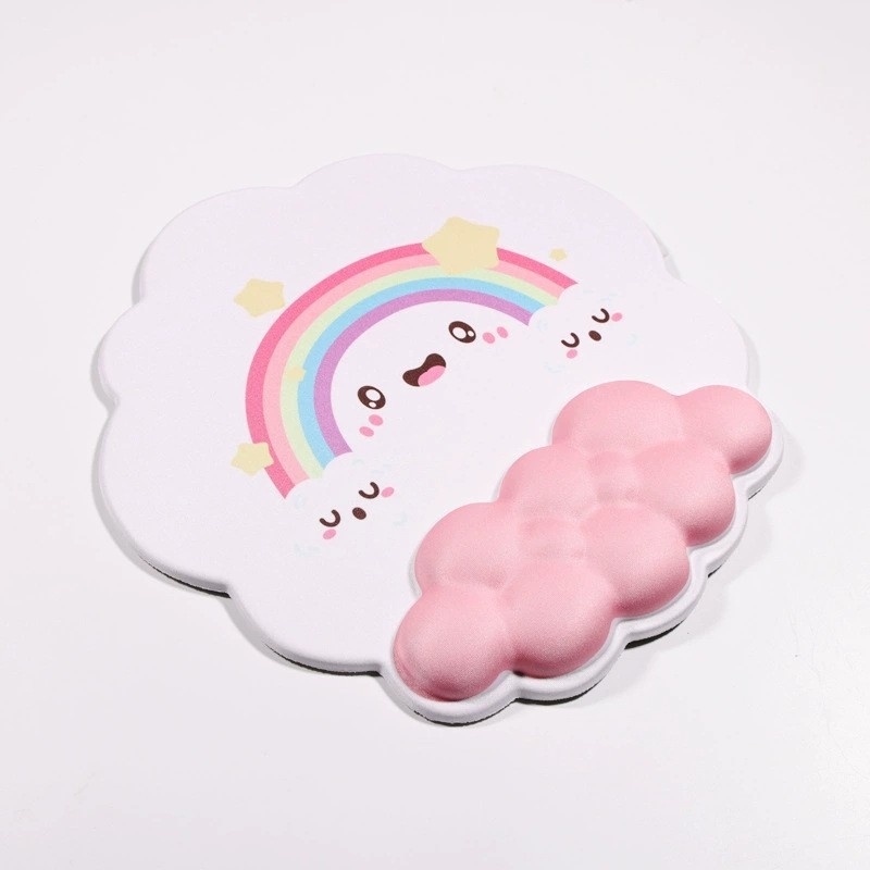 Cloud Foam set za zglob ruke s podlogom za tipkovnicu i miš; memorijska pjena, tkanina+PU, jednostrana, prijenos topline