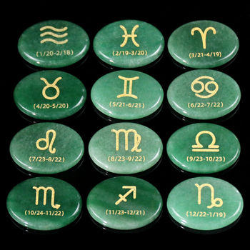 Set bijuterii DIY D158 – ametist natural gravat cu literele sculptate, 12 simboluri ale constelației, piatră semiprețioasă, formă ovală, seria D158, origine Guangzhou, personalizabil