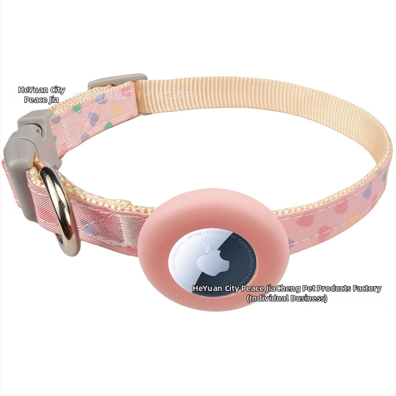 Saridu Airtag σιλικόνης θήκη για λαιμό γάτων και σκύλων – γεωμετρικό σχέδιο, υλικό βαμβακοπολυεστέρα, καθολική συμβατότητα, στυλ In style