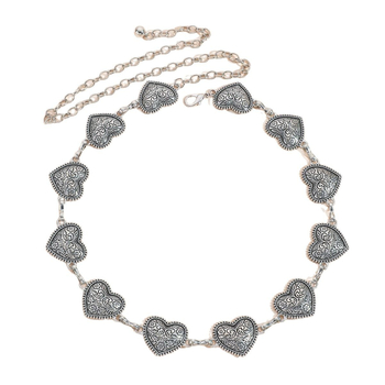 Metalni kaiš za struk s etničkim rezbarenim dizajnom za mlade žene