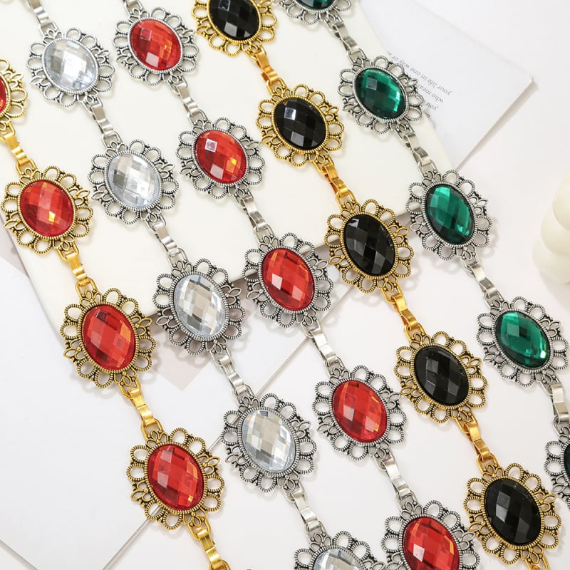 Αλυσίδα μέσης από κράμα με γεωμετρικό σχέδιο και επένδυση μαργαριριών, γυναικείο εθνοτικό στυλ