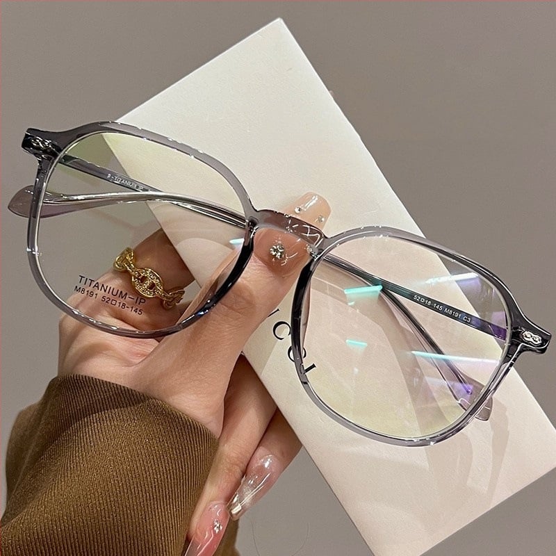 Γυαλιά ανάγνωσης με φακούς TAC και προστασία κατά του μπλε φωτός, σκελετός TR90, πλήρης κατασκευή σκελετού, κατάλληλα για στρογγυλά πρόσωπα