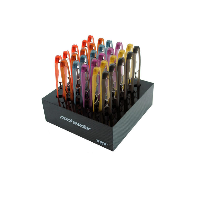 Αναδιπλούμενα γυαλιά ανάγνωσης με περιστροφή 360°, φακοί από ρητίνη, πλαίσιο PC, οβάλ στυλ