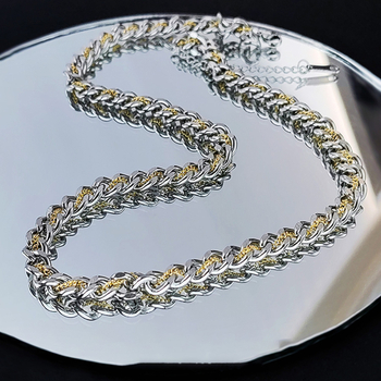 Титаниева стомана Кубанска верижка за мъже – метал: титаниева стомана; стил на веригата: кубанска; висулка: титаниева стомана; форма: друга; предназначена за мъже