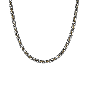 Титаниева стомана Кубанска верижка за мъже – метал: титаниева стомана; стил на веригата: кубанска; висулка: титаниева стомана; форма: друга; предназначена за мъже