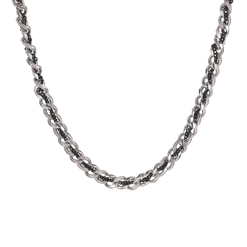 Титаниева стомана Кубанска верижка за мъже – метал: титаниева стомана; стил на веригата: кубанска; висулка: титаниева стомана; форма: друга; предназначена за мъже