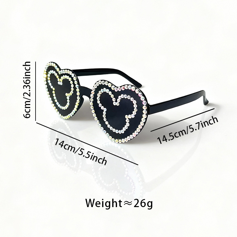 Saulesbrilles ar dimantu inkrustācijām, bezrāmju, unisex, modelis Love 001