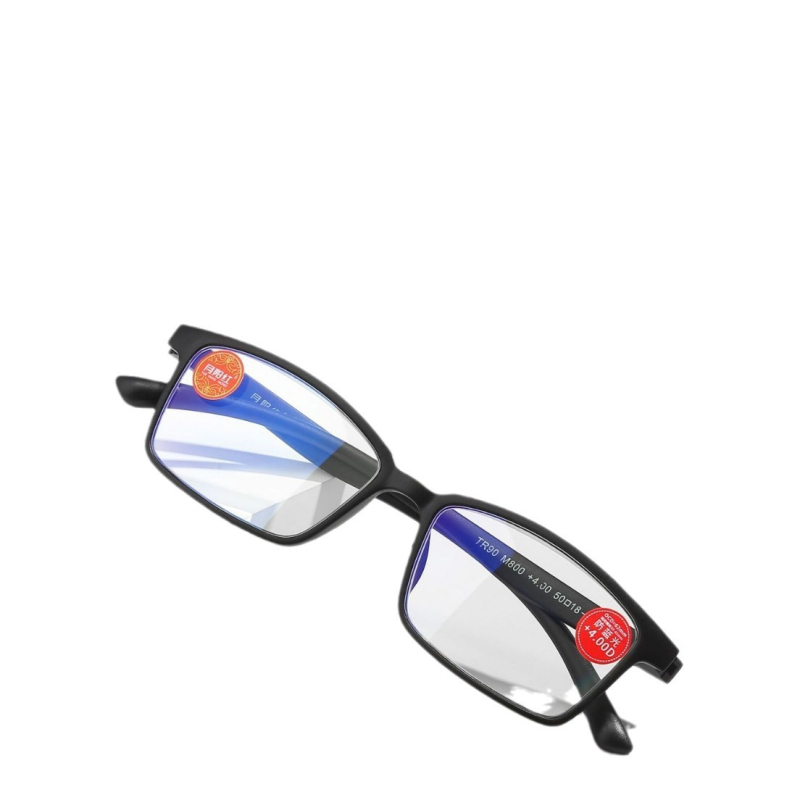 Γυαλιά ανάγνωσης unisex με πλαίσιο TR90, στρογγυλό ημι-πλαίσιο, φακοί PC, αντι-μπλε φως, UV προστασία και ακτινοβολίας