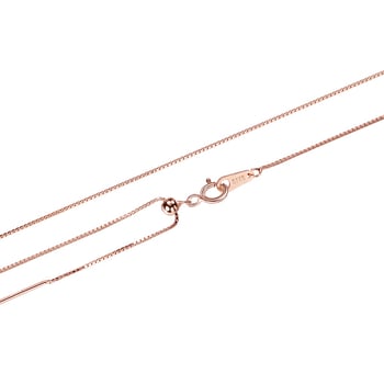 Ogrlica od 925 srebra, podesiva, kutijasti lanac, križni privjesak, unisex