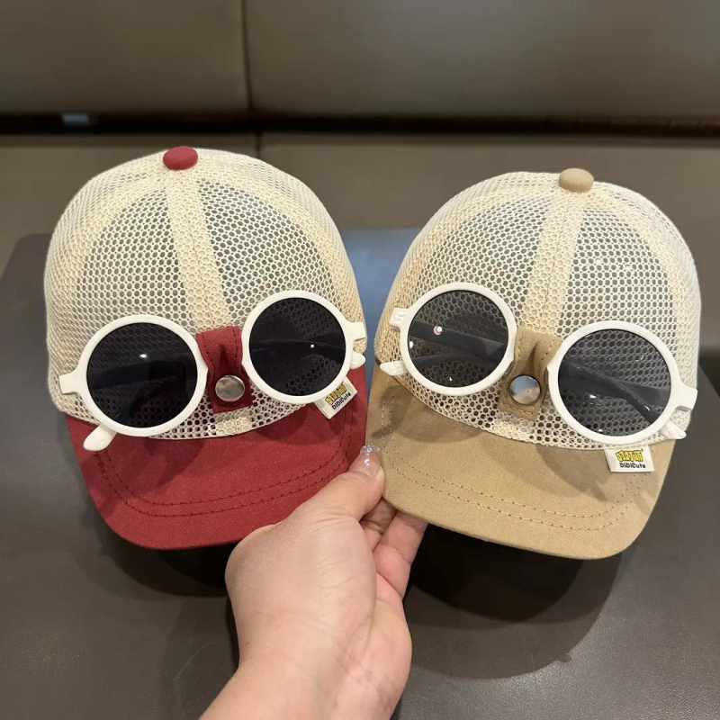 Šilterica s velikim obodom i otvorenim vrhom – zaštita od sunca, akrilno vlakno, za djecu od 6–12 mjeseci i 1–2 godine