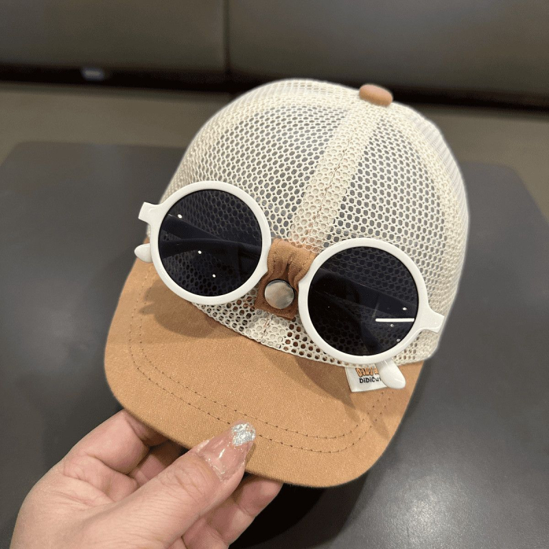 Šilterica s velikim obodom i otvorenim vrhom – zaštita od sunca, akrilno vlakno, za djecu od 6–12 mjeseci i 1–2 godine