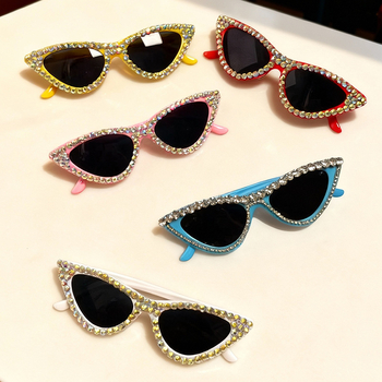 Forest Fox saules brillēs ar lielu rāmi, unisex, ar kristāliem rotātas, pilns rāmis, ziemas 2025 kolekcija