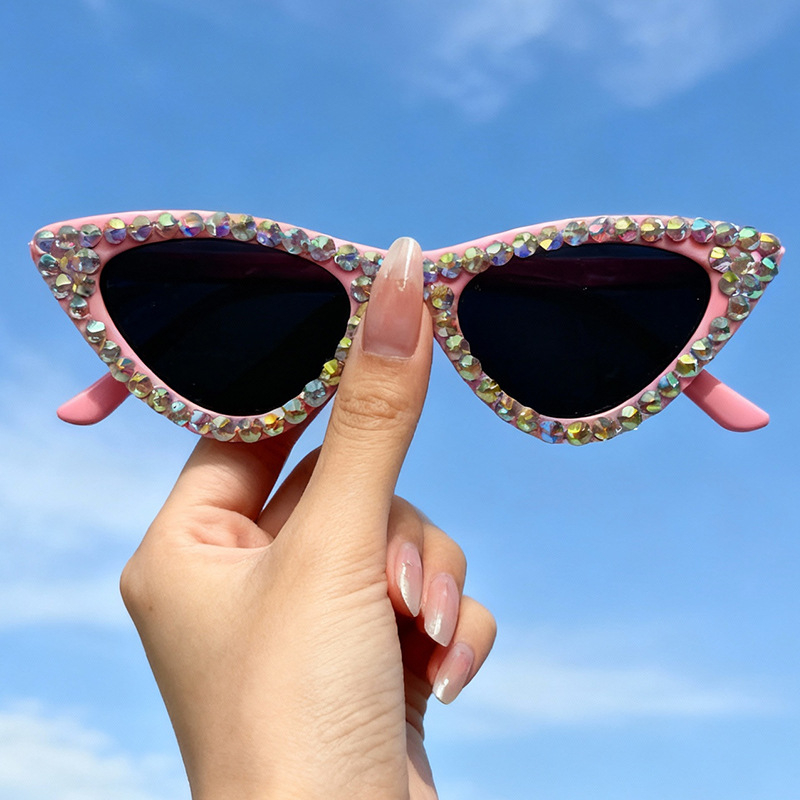 Forest Fox saules brillēs ar lielu rāmi, unisex, ar kristāliem rotātas, pilns rāmis, ziemas 2025 kolekcija