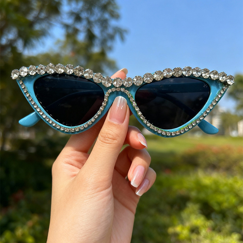 Forest Fox saules brillēs ar lielu rāmi, unisex, ar kristāliem rotātas, pilns rāmis, ziemas 2025 kolekcija