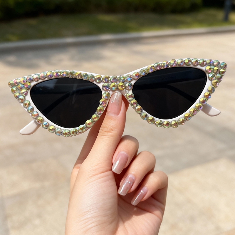 Forest Fox saules brillēs ar lielu rāmi, unisex, ar kristāliem rotātas, pilns rāmis, ziemas 2025 kolekcija