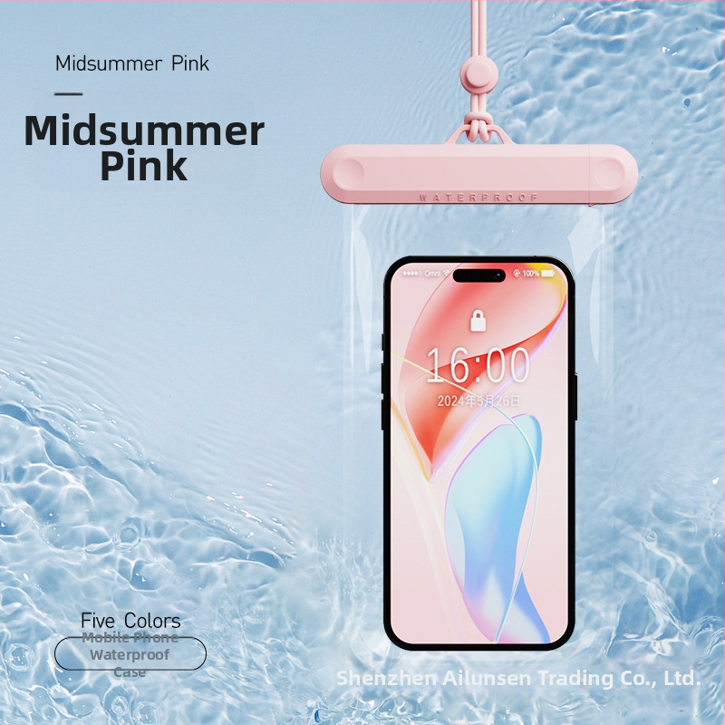 AILUNSEN Ārējā ūdensizturīgā telefona somiņa - skārienjūtīga, ABS+TPU+PVC, der telefoniem līdz 7,2 collām, ūdensizturīga auduma