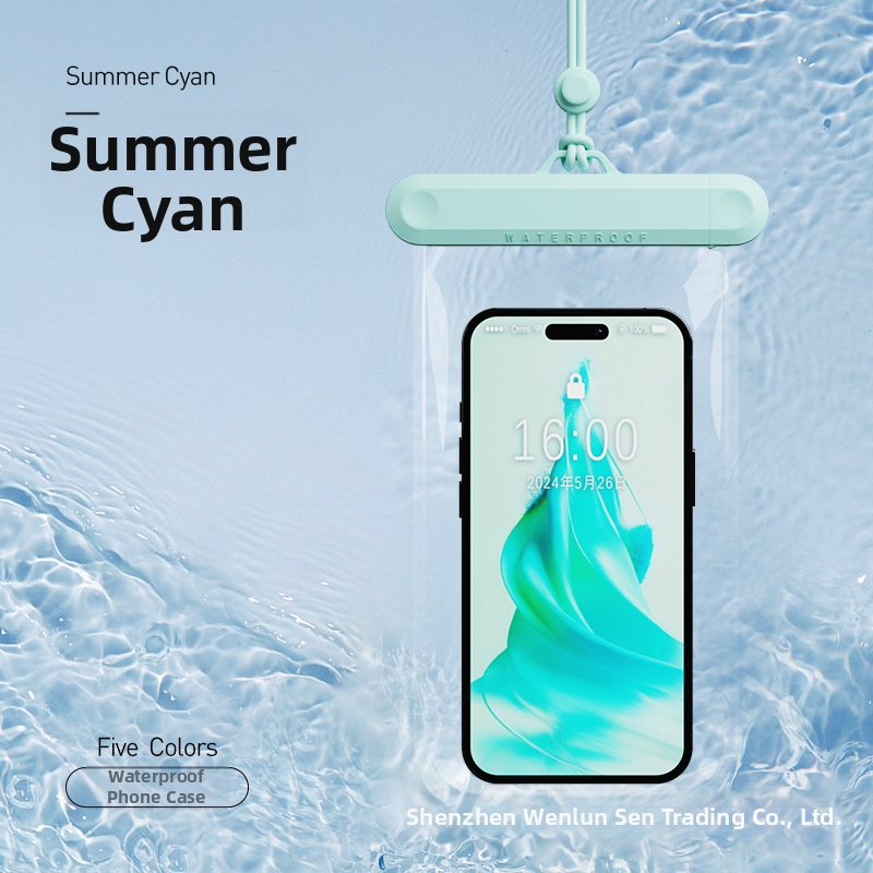 AILUNSEN Ārējā ūdensizturīgā telefona somiņa - skārienjūtīga, ABS+TPU+PVC, der telefoniem līdz 7,2 collām, ūdensizturīga auduma