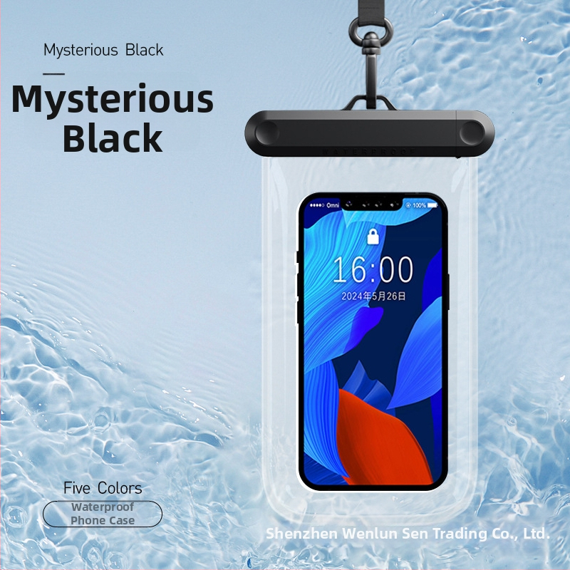 AILUNSEN Ārējā ūdensizturīgā telefona somiņa - skārienjūtīga, ABS+TPU+PVC, der telefoniem līdz 7,2 collām, ūdensizturīga auduma